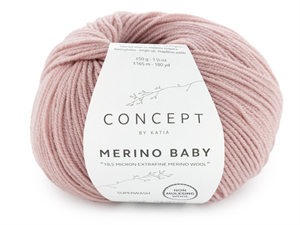 Merino baby - gammelrosa